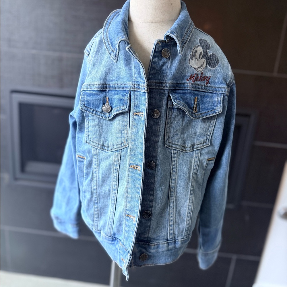 Mickey Mouse Kids Denim Jacket - Blue